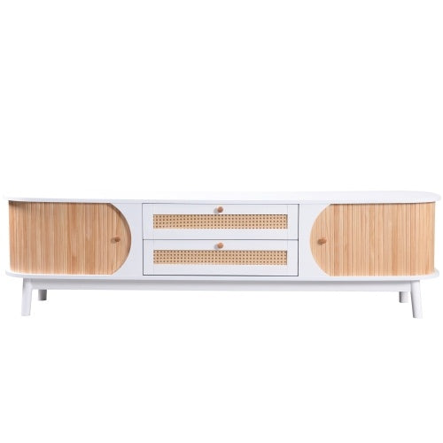 Modern Particleboard TV Cabinet | Stylish & Durable Media Console for Living Room