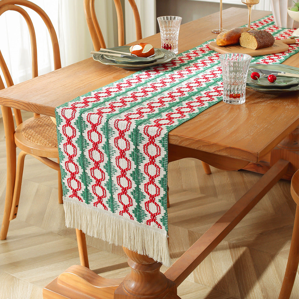 Farmhouse Summer Tablecloth | Stylish Home Decor for Dining Table