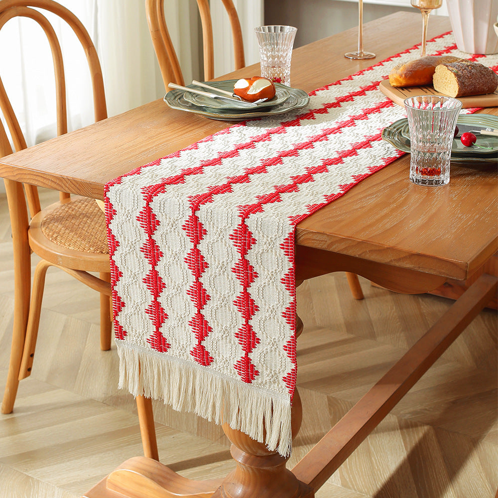 Farmhouse Summer Tablecloth | Stylish Home Decor for Dining Table