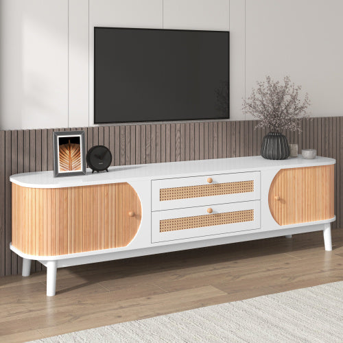 Modern Particleboard TV Cabinet | Stylish & Durable Media Console for Living Room