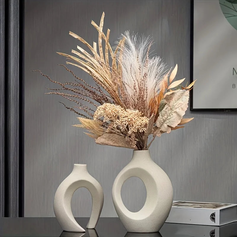 Minimalist Ceramic Flower Vases