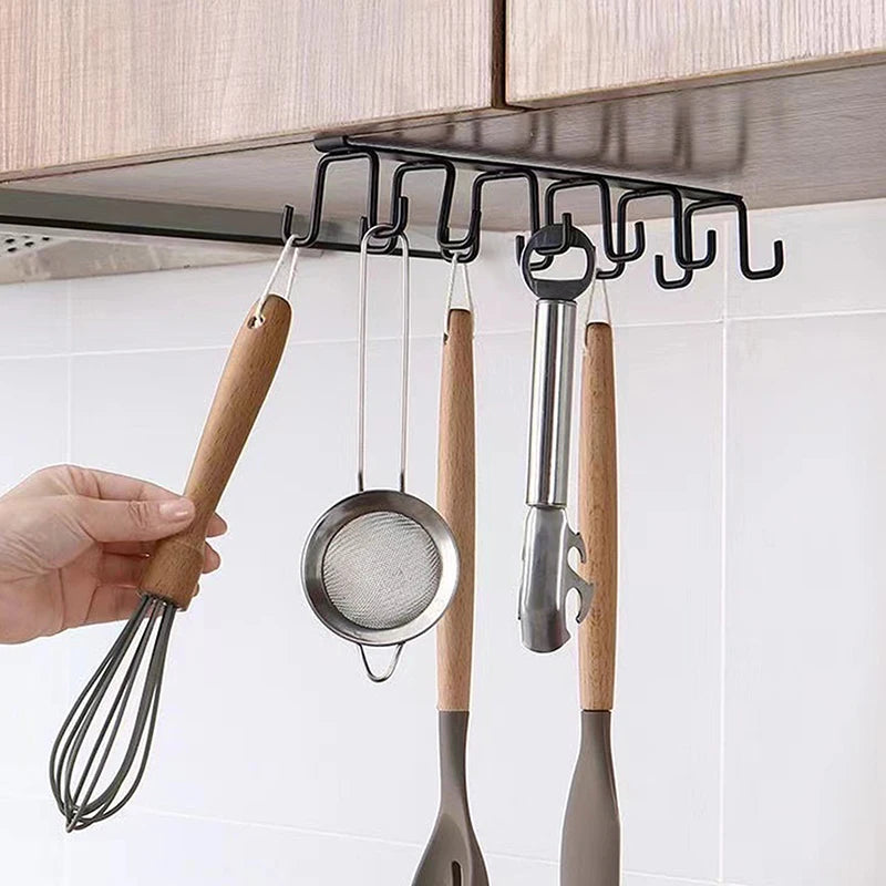 Double-Row Iron Hook Organizer