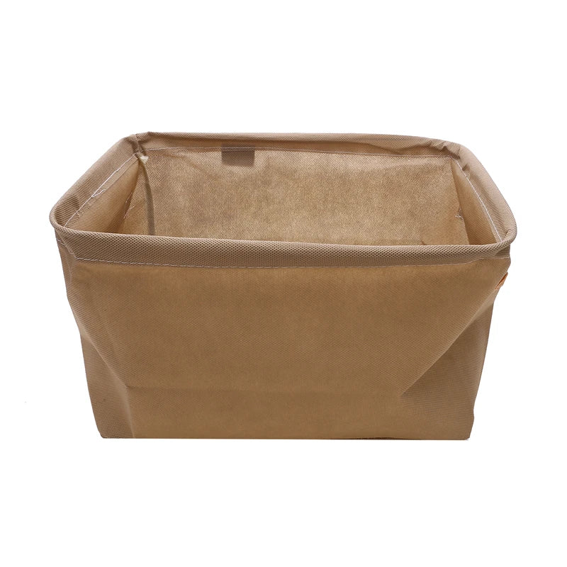 Cube Folding Fabric Storage Baskets | Closet Organizers for Clothes, Toys & Home Office Shelf Storage