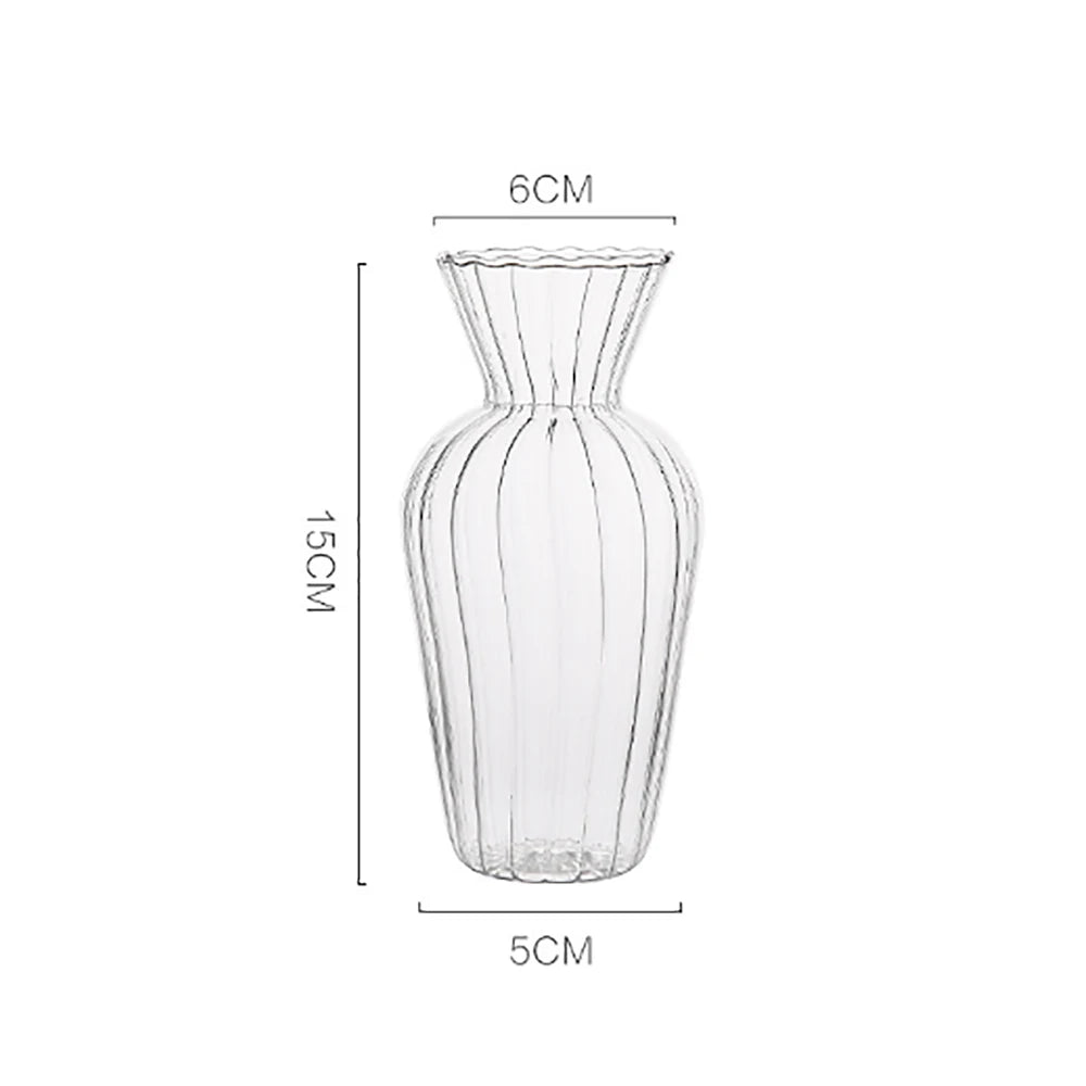 Nordic Transparent Flower Vase