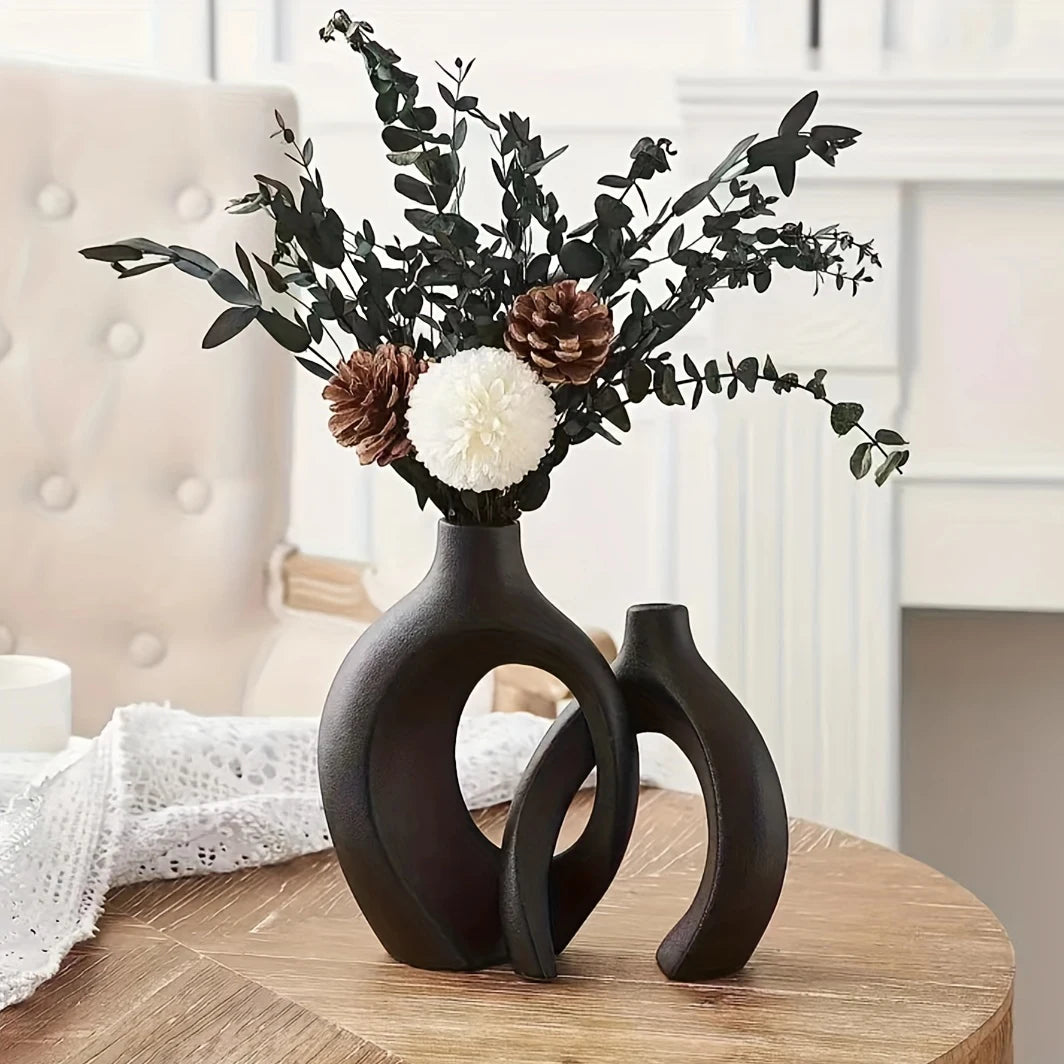 Minimalist Ceramic Flower Vases