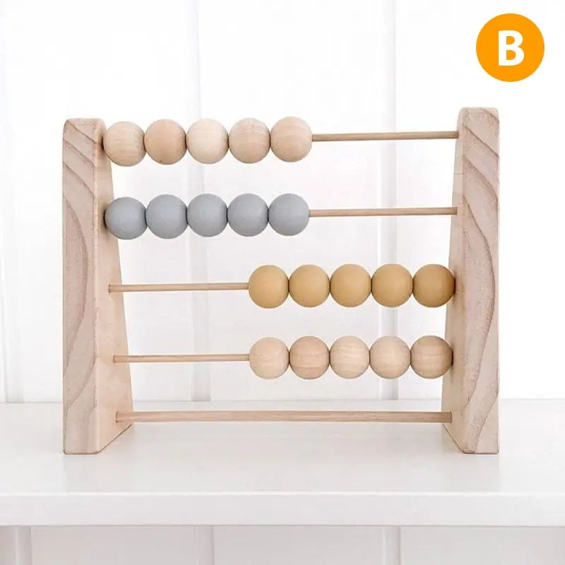 Scandinavian Wooden Abacus – Early Learning Toy