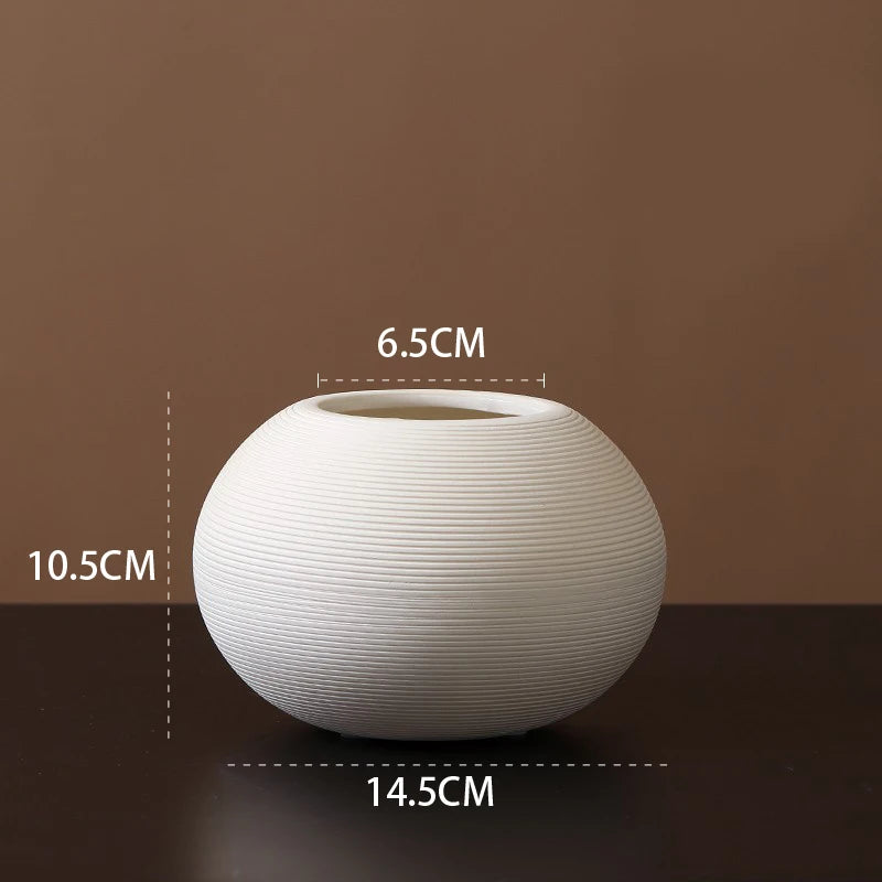 Chinese Handmade Ceramic Art Vase – Modern Luxury Nordic Décor for Home & Office