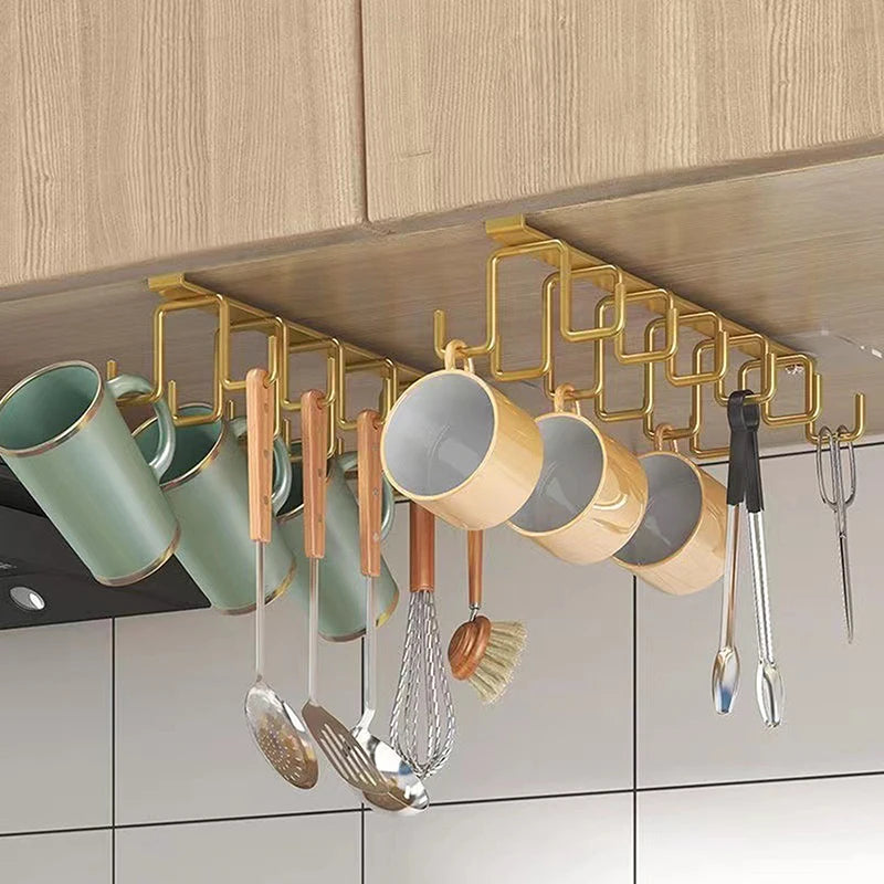 Double-Row Iron Hook Organizer