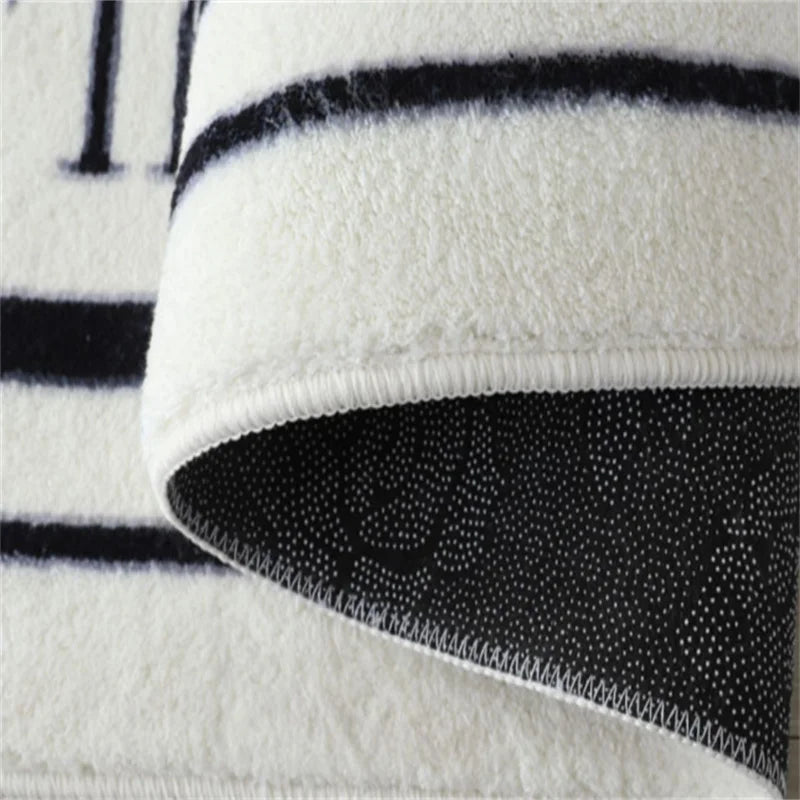 Nordic Luxury Plush Rug | Soft, Non-Slip, Washable Area Carpet for Living Room