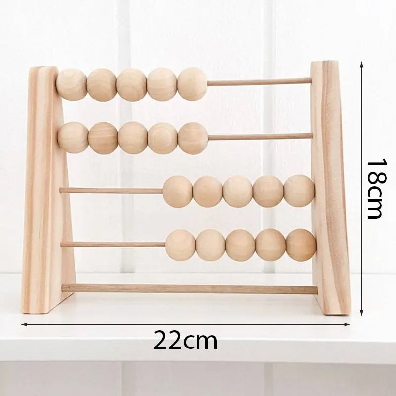 Scandinavian Wooden Abacus – Early Learning Toy