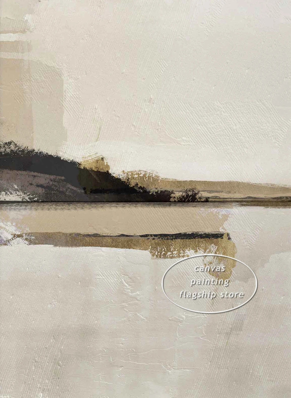 Abstract Minimalist Scandinavian Canvas Art – Modern Nordic Poster for Living Room Décor