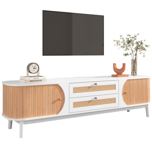 Modern Particleboard TV Cabinet | Stylish & Durable Media Console for Living Room
