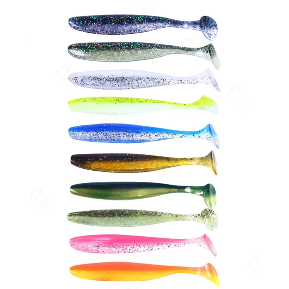 Top Easy Shiner Soft Lures 5cm 7cm 9cm Saltwater Soft Fishing Lure Leurre Shad Worm Jig Swimbait Silicone Bait Zander Wobblers