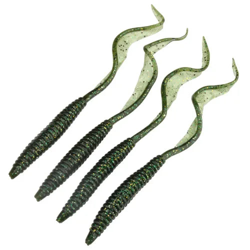 Spinpoler 18cm 13cm Soft Lure Worm Baits Flexible Long Tail 4 Colors Silicone Earthworm Worms Lifelike Fishing Lure 5pcs/Pack
