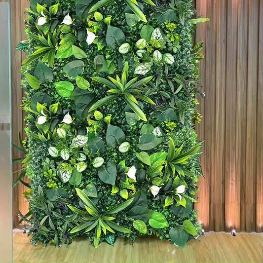 Artificial Green Wall Panel – 60x40cm Jungle & Garden Decor for Home & Outdoor Spaces