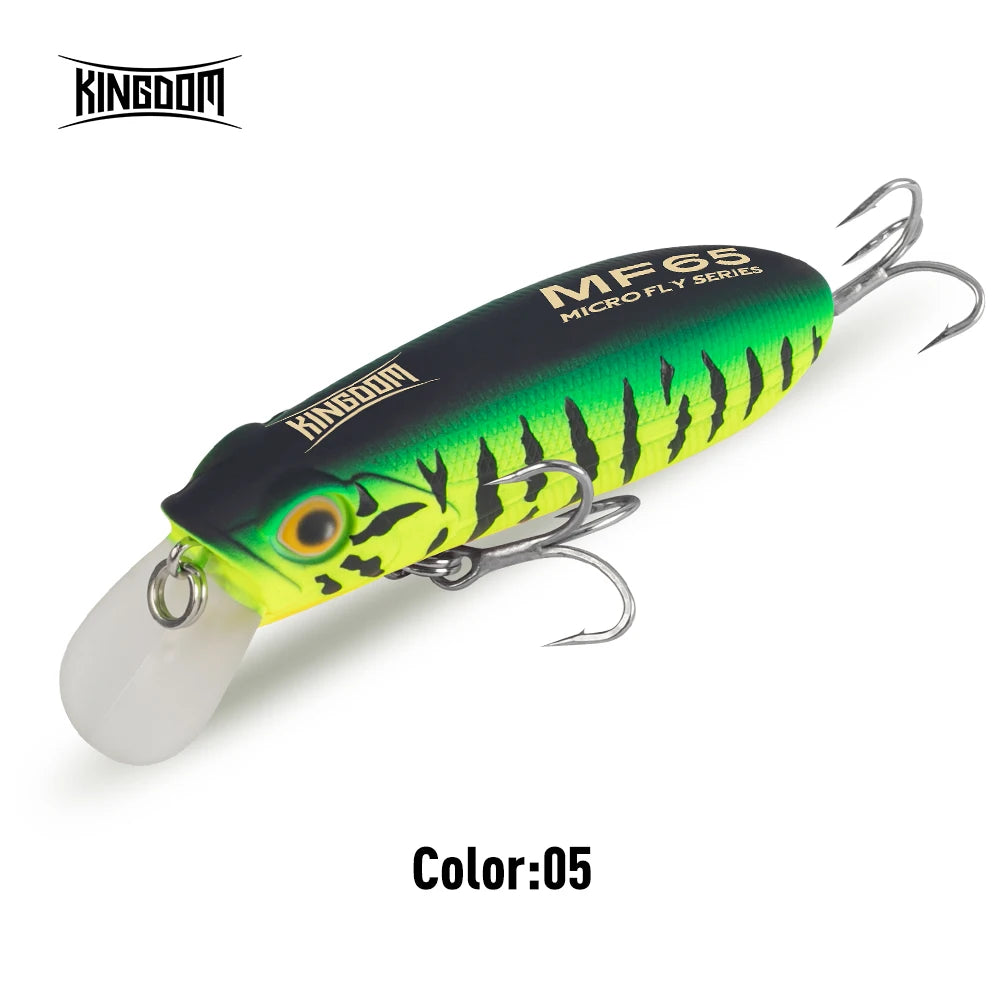 Kingdom Micro Fishing Lure 4.7g 6g 6.2g 9.8g 12.2g Sinking Topwater Twitchbait  Minnow Artificial Hard Bait Long Casting Wobbler