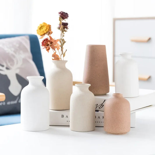 Simple Ceramic Vase – Nordic Style Dining & Living Room Décor for Weddings