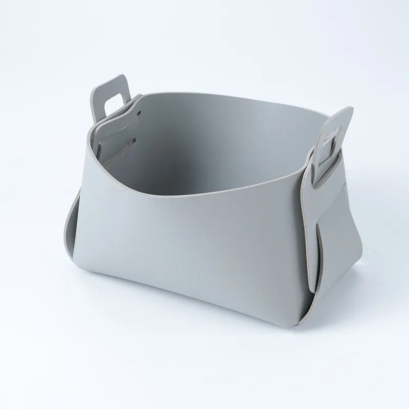 Leather Storage Frame – Kitchen & Bathroom Organizer