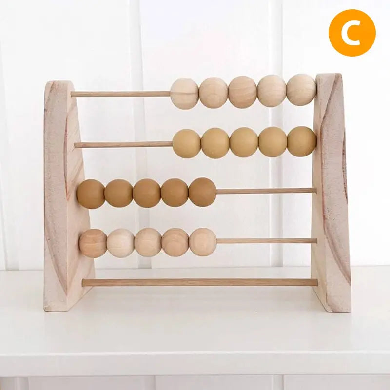 Scandinavian Wooden Abacus – Early Learning Toy