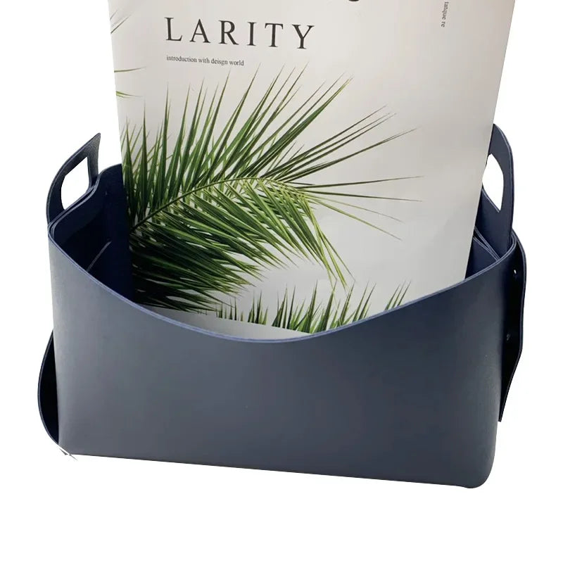 Leather Storage Frame – Kitchen & Bathroom Organizer