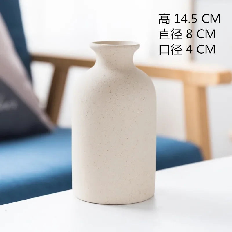 Simple Ceramic Vase – Nordic Style Dining & Living Room Décor for Weddings