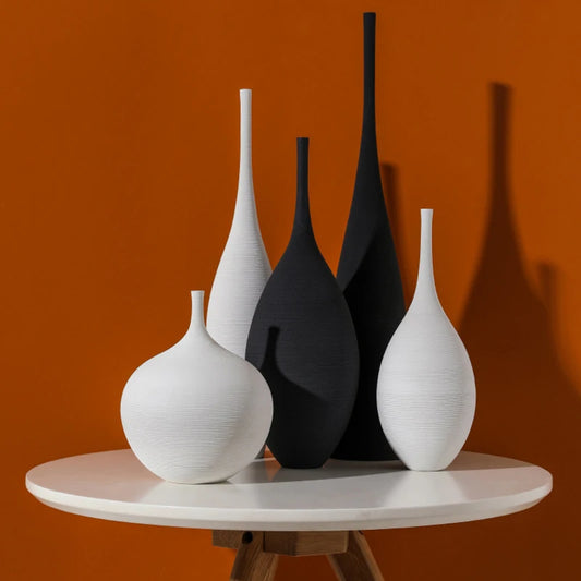 Chinese Handmade Ceramic Art Vase – Modern Luxury Nordic Décor for Home & Office