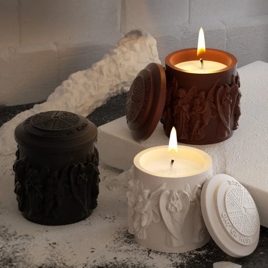 Scandinavian Angel Candle Mold