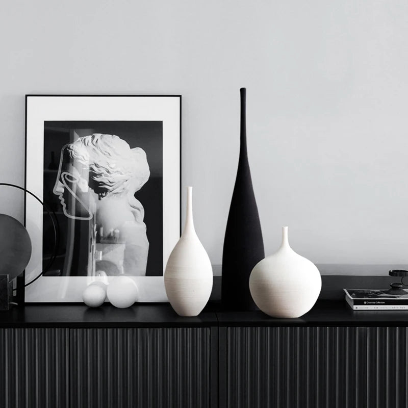Chinese Handmade Ceramic Art Vase – Modern Luxury Nordic Décor for Home & Office