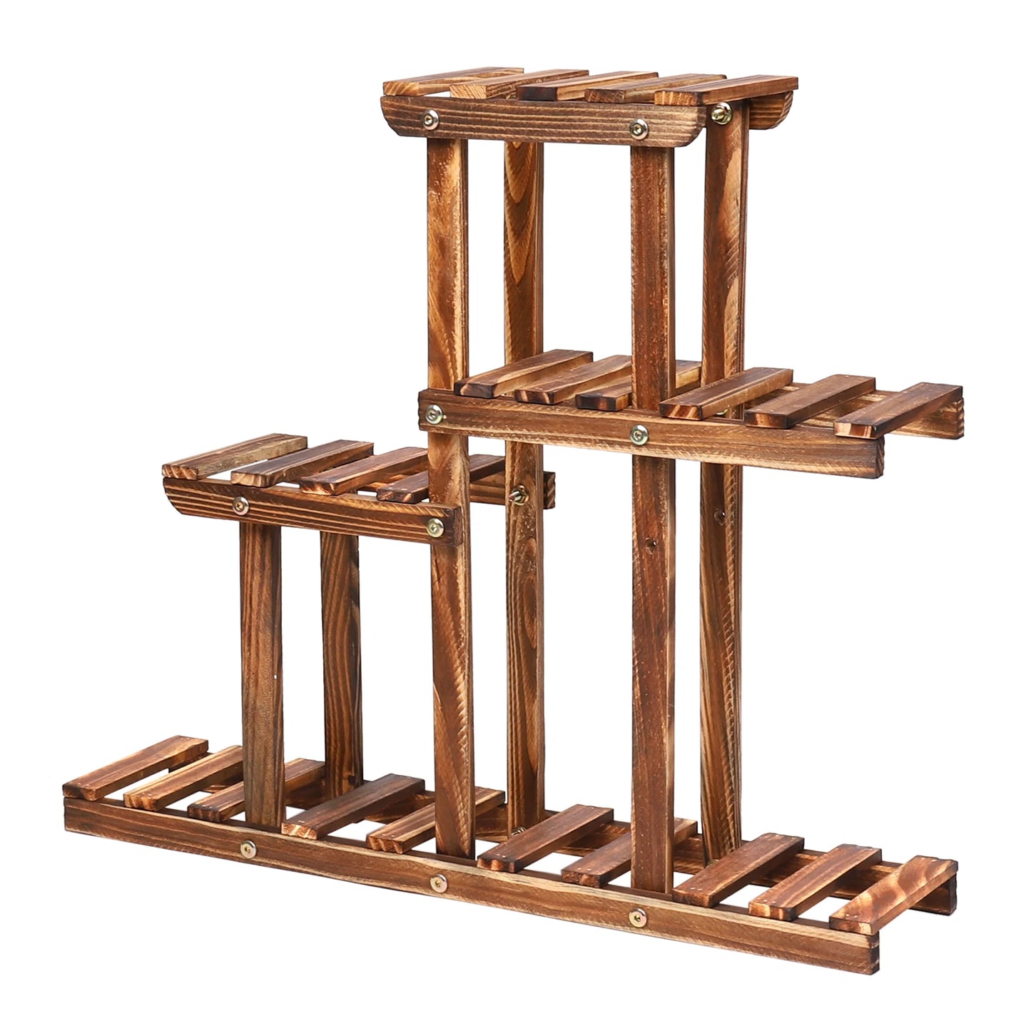 4-Tier Flower Pot Holder – Corner Plant Display Rack for Balcony & Garden