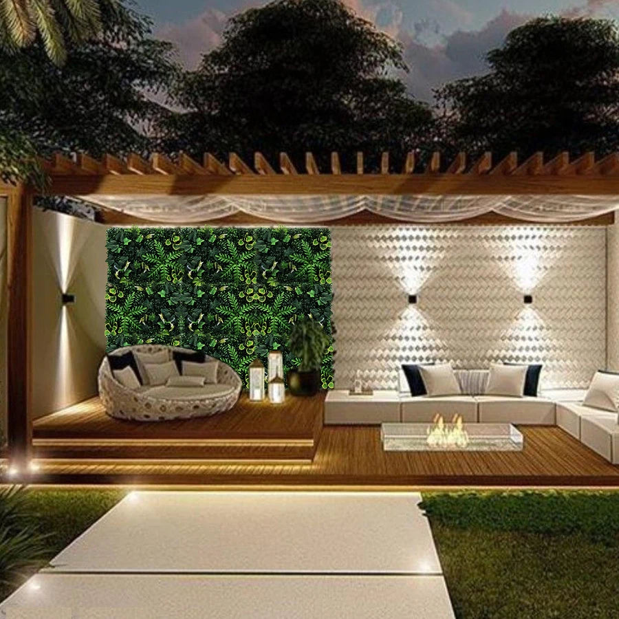 Artificial Green Wall Panel – 60x40cm Jungle & Garden Decor for Home & Outdoor Spaces
