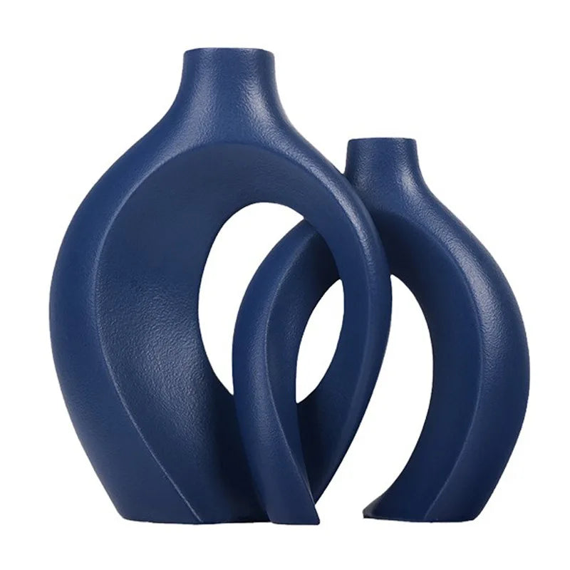 Minimalist Nordic Ceramic Vase Set
