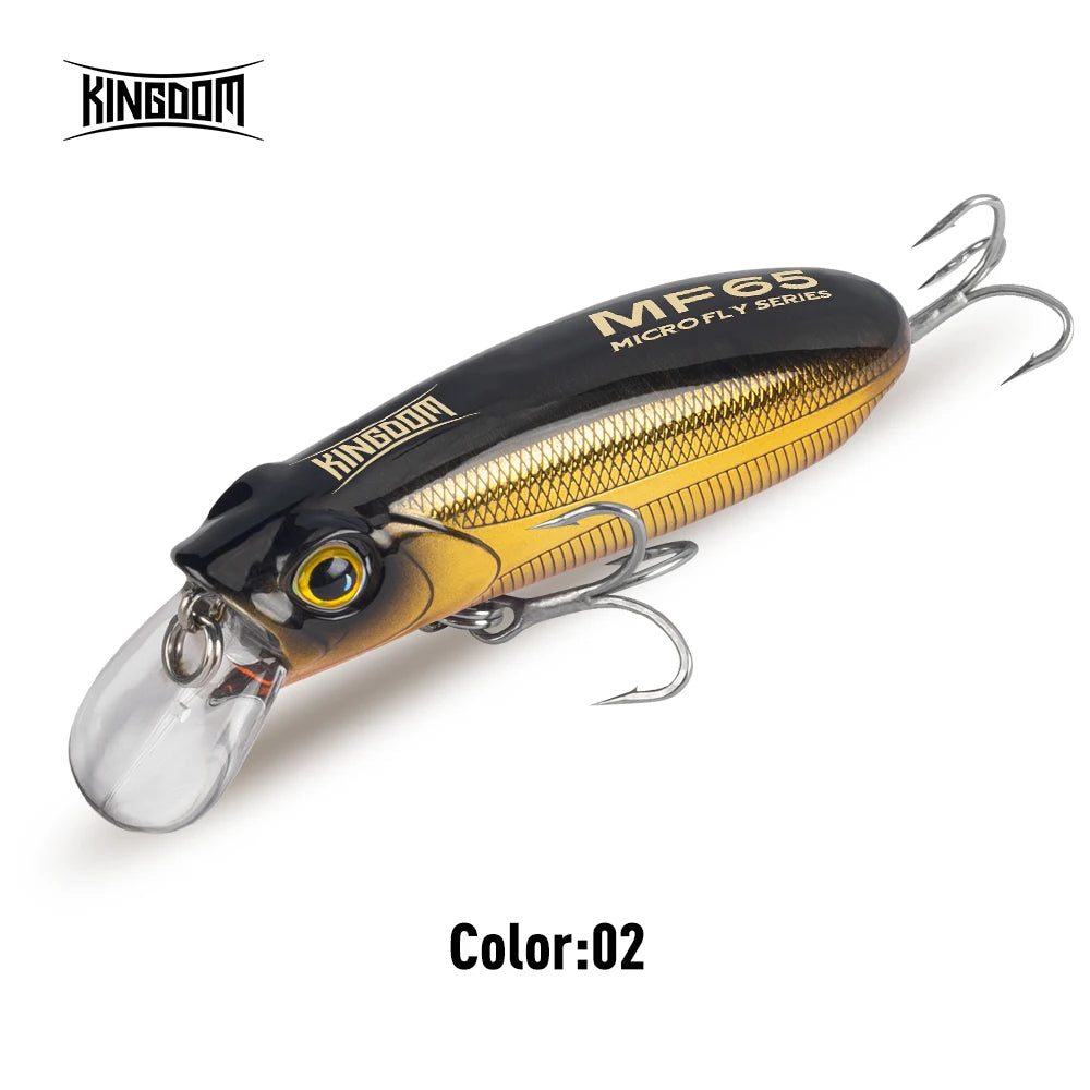 Kingdom Micro Fishing Lure 4.7g 6g 6.2g 9.8g 12.2g Sinking Topwater Twitchbait  Minnow Artificial Hard Bait Long Casting Wobbler