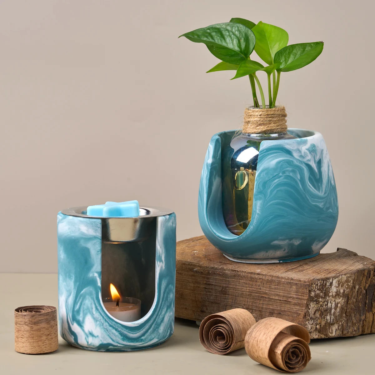 Concrete & Wax Mold – Cylindrical Vase