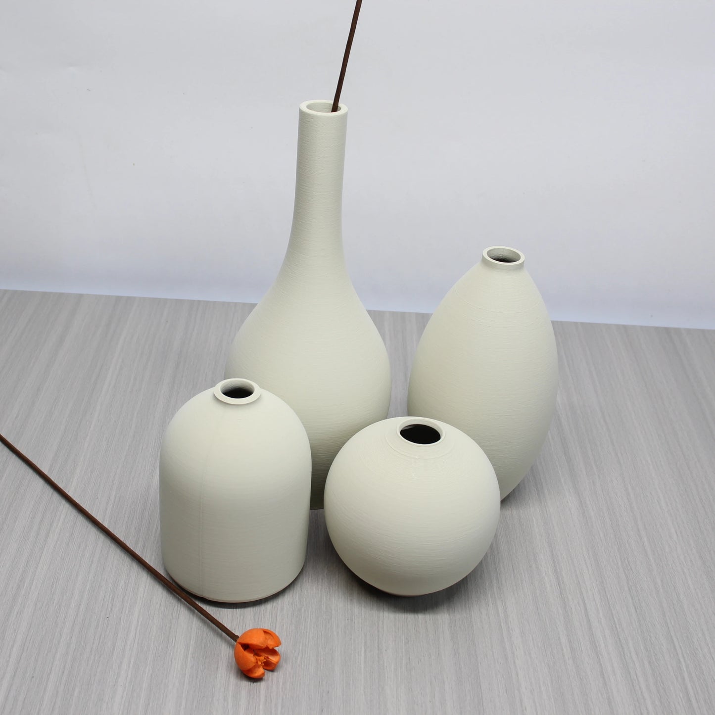 4-Piece Minimalist Art Vase Set – Perfect for Country & Modern Farmhouse Décor