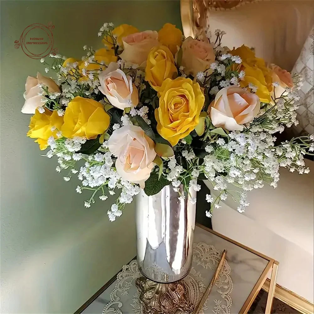 30-Piece Real Touch Baby's Breath – Artificial Gypsophila for Weddings & Home Décor