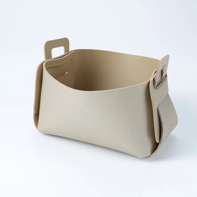 Leather Storage Frame – Kitchen & Bathroom Organizer