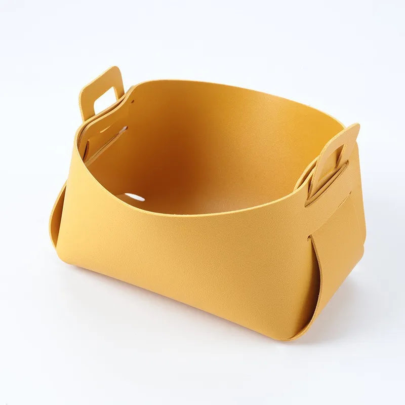 Leather Storage Frame – Kitchen & Bathroom Organizer