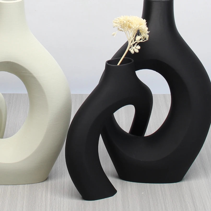 Bohemian Art Vase Set – Chic Home & Office Décor for Living Room, Bedroom & Weddings