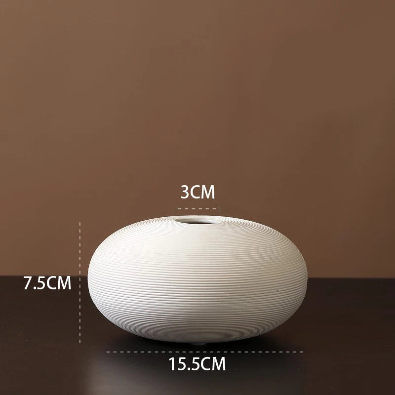 Chinese Handmade Ceramic Art Vase – Modern Luxury Nordic Décor for Home & Office