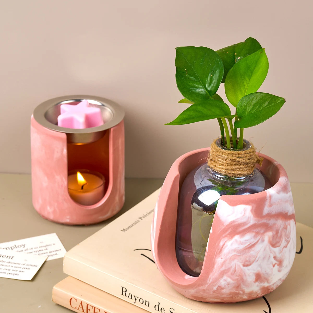 Concrete & Wax Mold – Cylindrical Vase