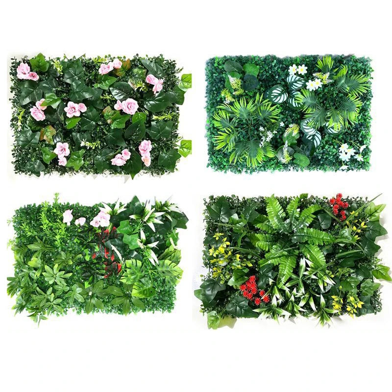 Artificial Green Wall Panel – 60x40cm Jungle & Garden Decor for Home & Outdoor Spaces