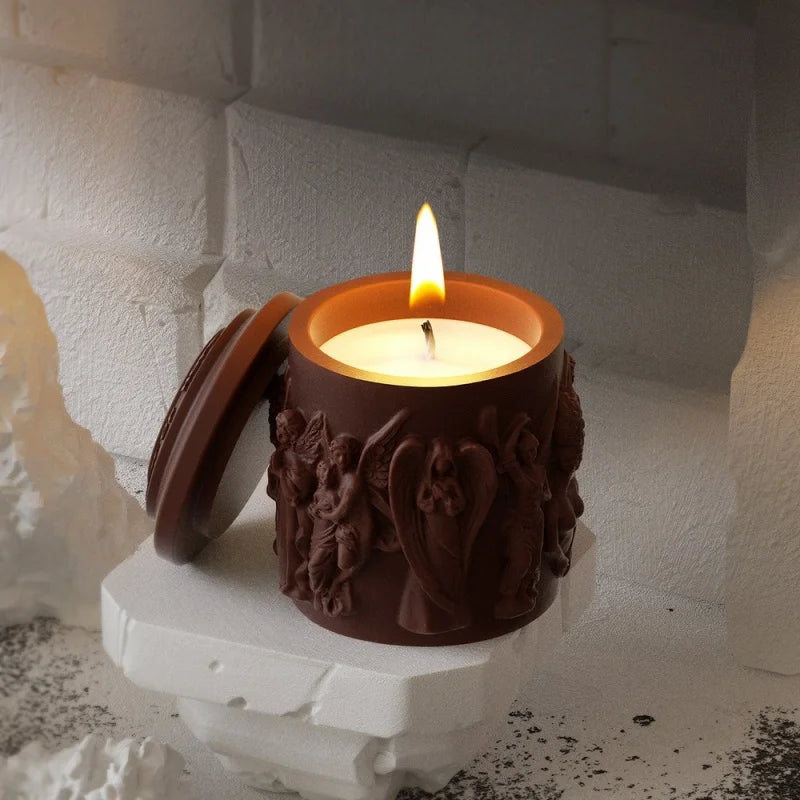 Scandinavian Angel Candle Mold