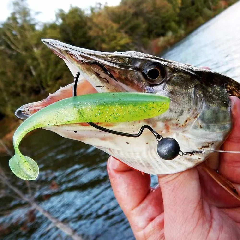 Top Easy Shiner Soft Lures 5cm 7cm 9cm Saltwater Soft Fishing Lure Leurre Shad Worm Jig Swimbait Silicone Bait Zander Wobblers