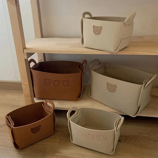 Portable Folding Storage Basket – Home Organizer