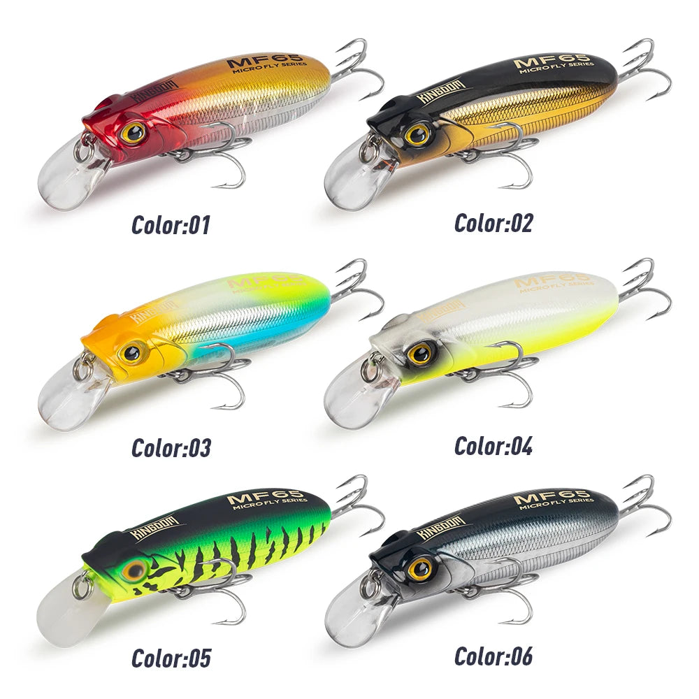 Kingdom Micro Fishing Lure 4.7g 6g 6.2g 9.8g 12.2g Sinking Topwater Twitchbait  Minnow Artificial Hard Bait Long Casting Wobbler