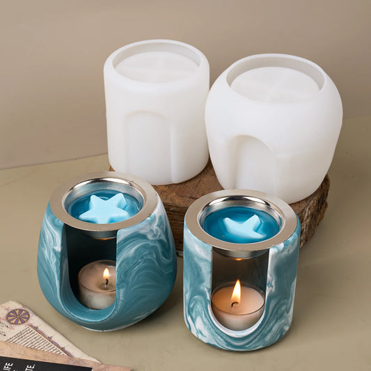Concrete & Wax Mold – Cylindrical Vase