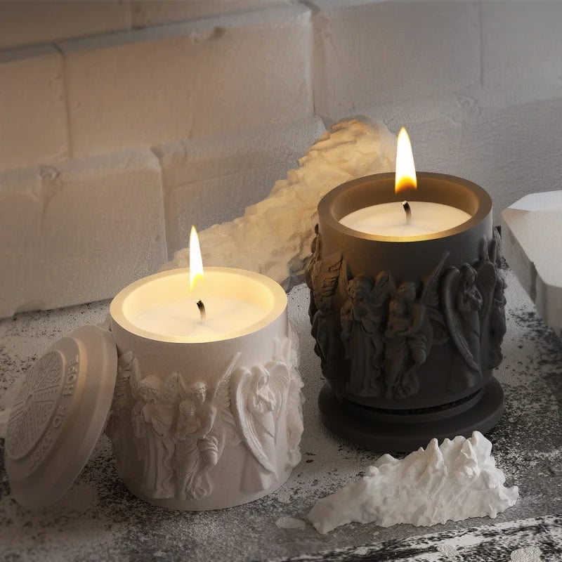 Scandinavian Angel Candle Mold