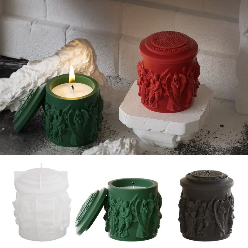 Scandinavian Angel Candle Mold