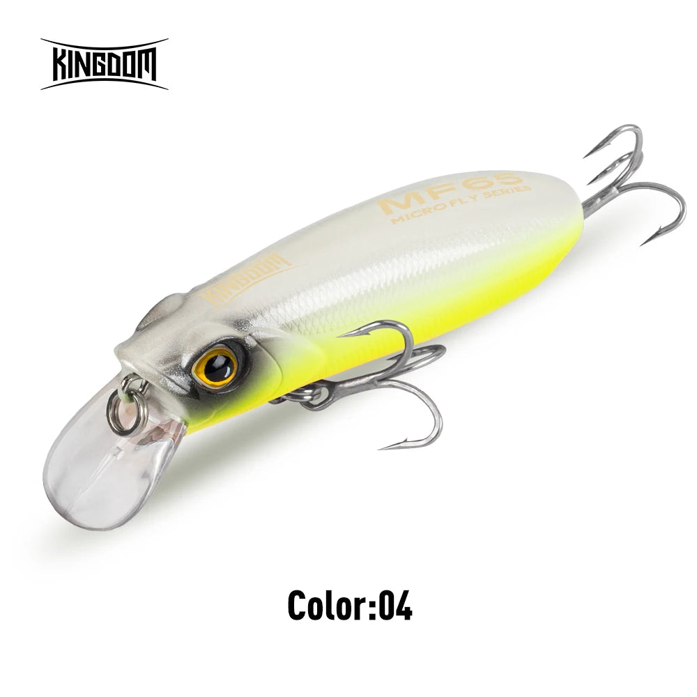 Kingdom Micro Fishing Lure 4.7g 6g 6.2g 9.8g 12.2g Sinking Topwater Twitchbait  Minnow Artificial Hard Bait Long Casting Wobbler