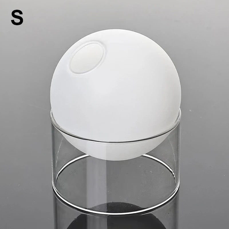 Mini Round Glass Flower Vase